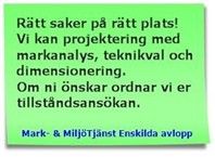 Markanlys projektering anläggning av enskilda avlopp